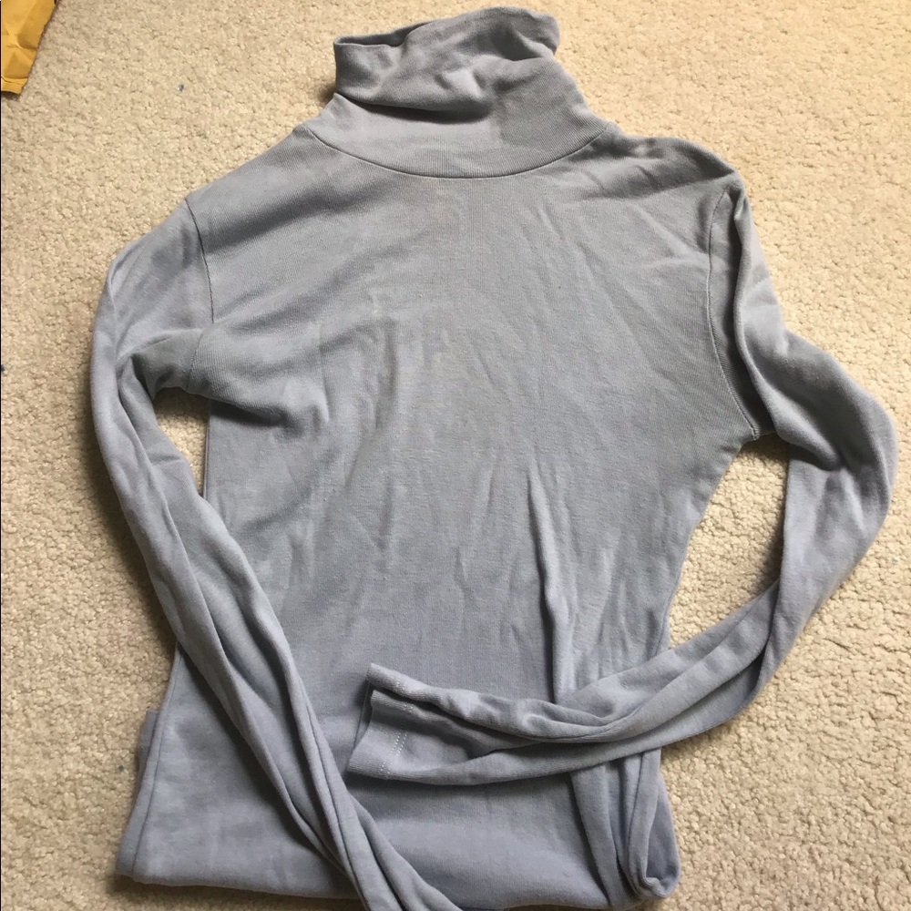 KOTN blue turtleneck